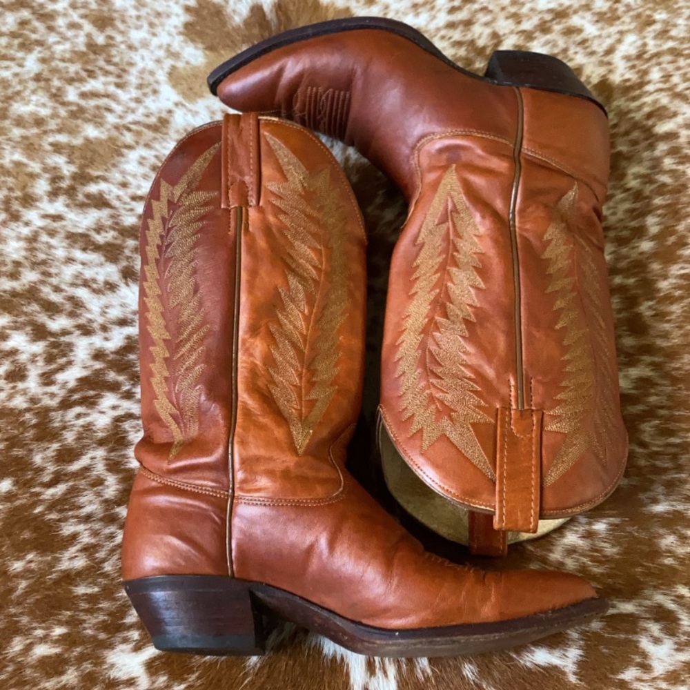 J. Chisholm Tan cowgirl boots